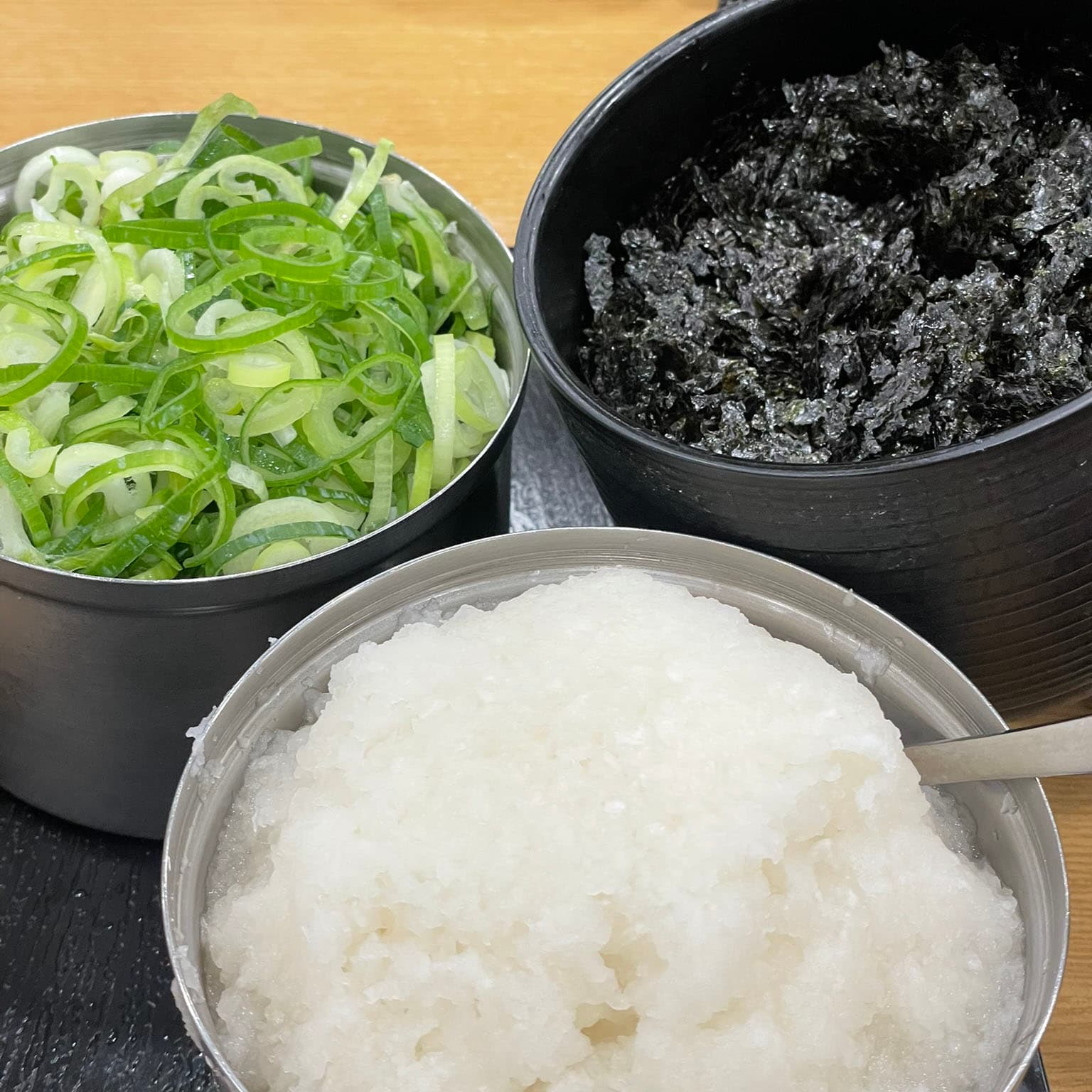 Gwanghwamun Mijin cold buckwheat noodle broth toppings